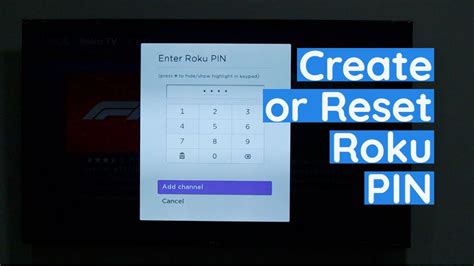 how to reset my roku pin|forgot my roku pin number.